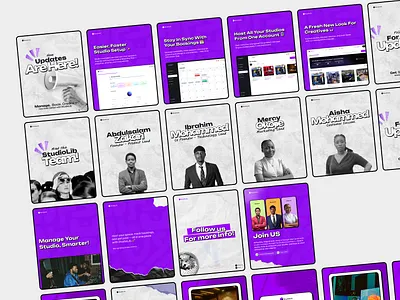 Social Media Posters For Booking Startup design graphic design illustration instagram render social media