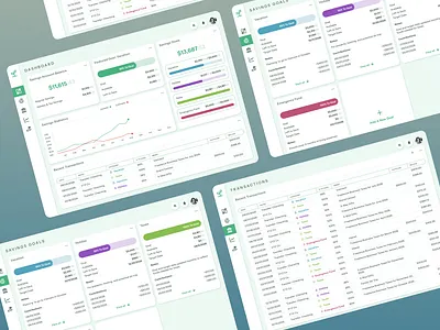 Sprout - A Savings App app design fintech graphic design saas ui ux web design