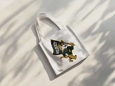 University Mascot Tote Bag (Mockup) branding illustration mascot mockup procreate product university
