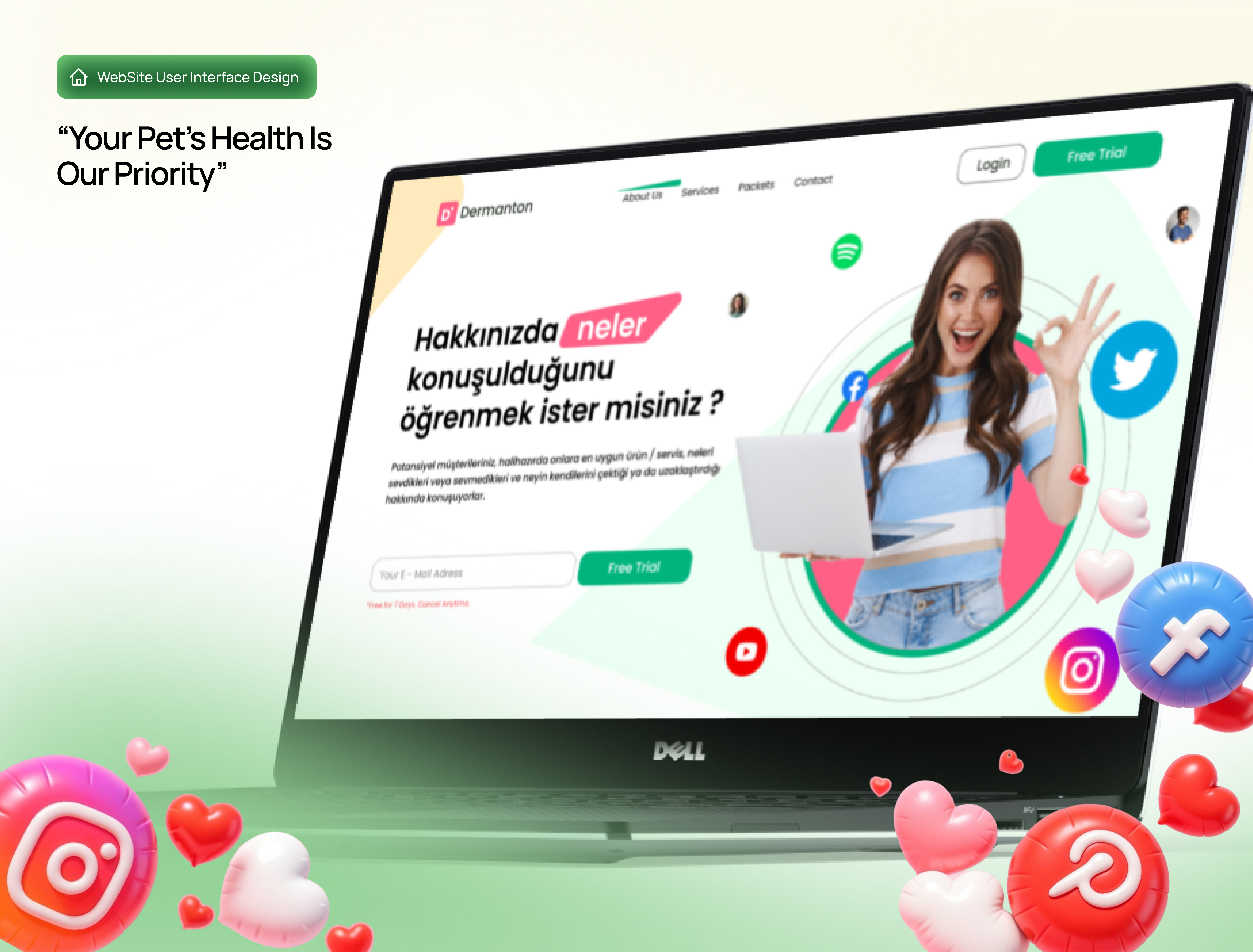 Example of UI / UX Design (Web / Mobile / Admin)