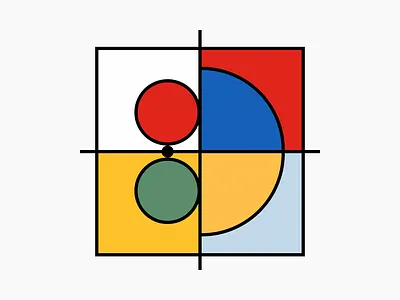 NOISE 09 — Center held in division app art branding design flat graphic design icon illustration illustrator logo logo design minimal ui ux vector