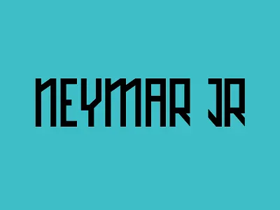 Neymar Jr barcelona cr7 football graphic design lamine yamal lettering logo messi neymar neymar jr ronaldo santos soccer vector