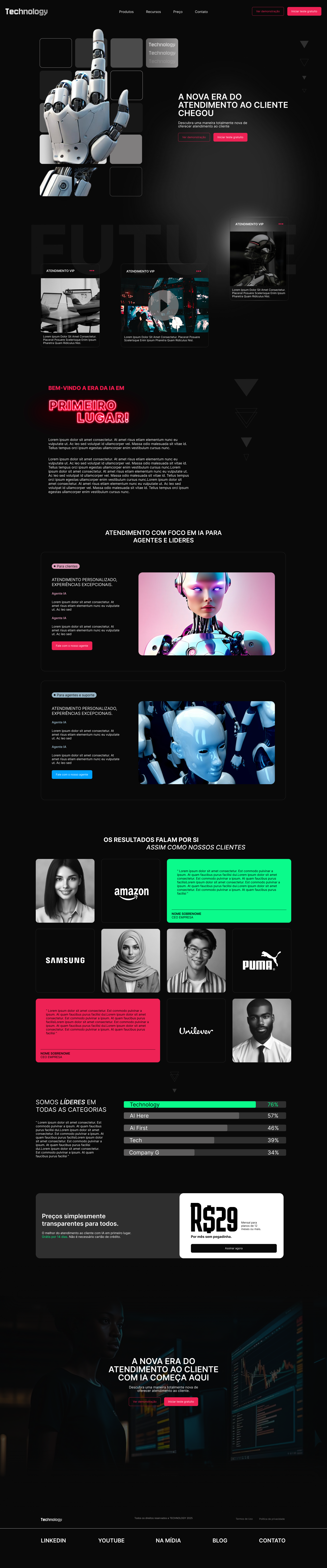 Landing Page app desktop figma landing page site de tecnologia technology ui ui design web website