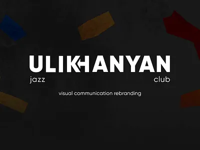 Ulikhanyan Jazz Club Visual Communication Rebranding after effects animation armenia branding dark design graphic design illustration jazz logo low framerate motion graphics music pattern smm sol bass soscial media texture venue visual identity