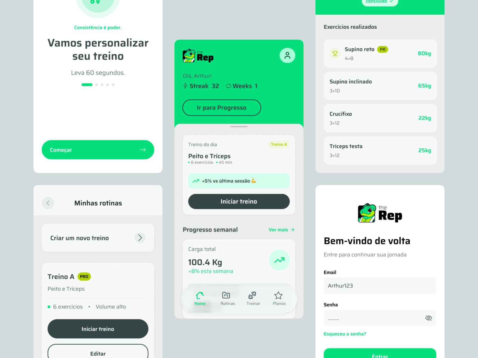 APP | The Rep animation design ui ux