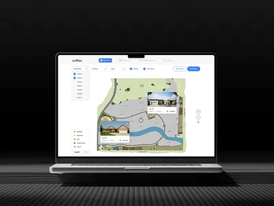 Shawood – Real Estate Planning Web Platform app design filter graphic design location management map minimal property plan real estate responsive search ui ux web