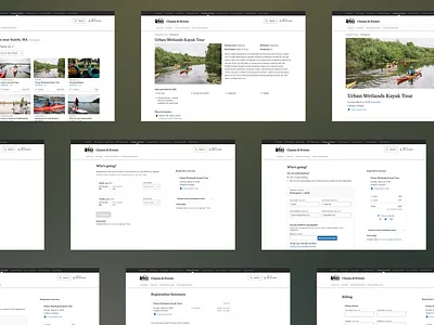 Local experience customer flow booking checkout design experience order details purchase search ui ui design user flow ux design uxui web design