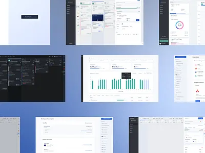 HourStack: the visual solution to time management admin settings animation calendar create dark mode dashboard digital product product design project management reporting scheduling settings task details task management tasks time management ui ui design ux web app