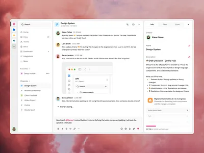 Zest - Project Management Dashboard channels clean communication dashboard management product design project project manager saas task task management teams uiux workflow
