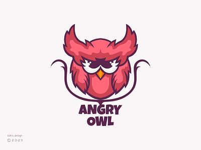 AngryOwl Logo Design... branding design graphic design icon logo minimal vector