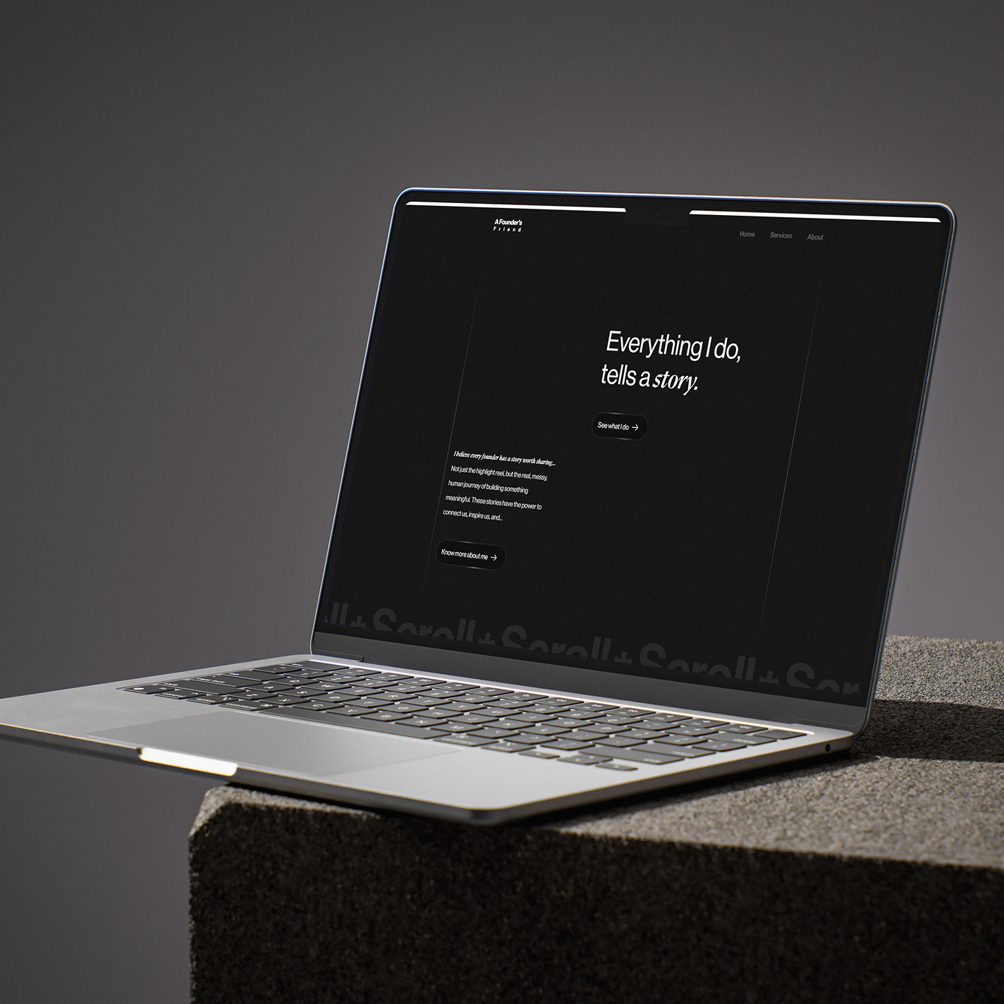 Portfolio website landing page portfolio ui ux