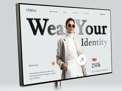 Fashion Brand Website Design apparel banner beauty brand cloth clothing clothing brand ecommerce fashion fashion ui luxury marketplace outfit style theme shopify web design website womens wear