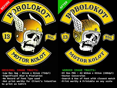 BOBOLOKOT graphic design illudy illustration image restoration jpeg to vector photo editing remove background tshirt printing vector vector design