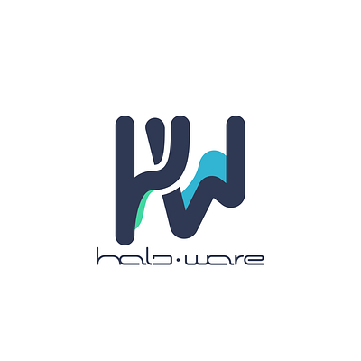 Halo-Ware affinity designer branding logo vector