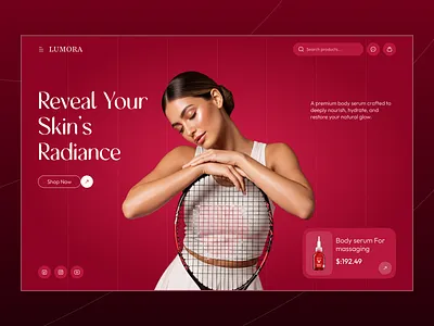 Skincare Product Landing Page beauty cosmetics designinspiration ecommerce healthcare landingpage luxury product marketing productdesign skin skincare uiux web design