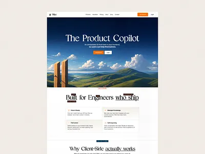 Pillar concept design interface ui ux web web design
