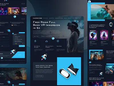 Website UX UI Design Player one world design graphic design mobile app design ui uiux ux web webdesign website design