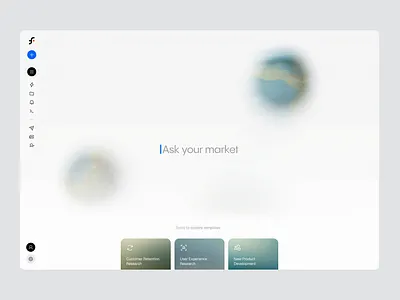 A new take on the chatbox ai branding landing page logo marketing survey tech ui
