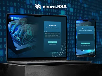 Neuro RSA — Cryptography Platform Interface blockchain cryptography cybersecurity dark ui dashboard ui data visualization developer tools encryption enterprise software figma design fintech key management privacy product design saas platform security software tech startup ui design ux design web app design