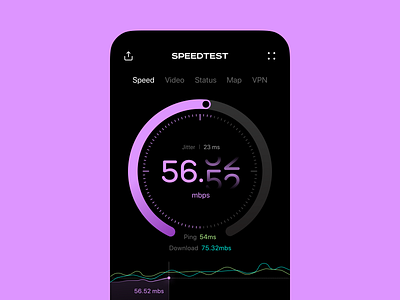 Speedtest - UI design concept branding design minimal typography ui ux web website