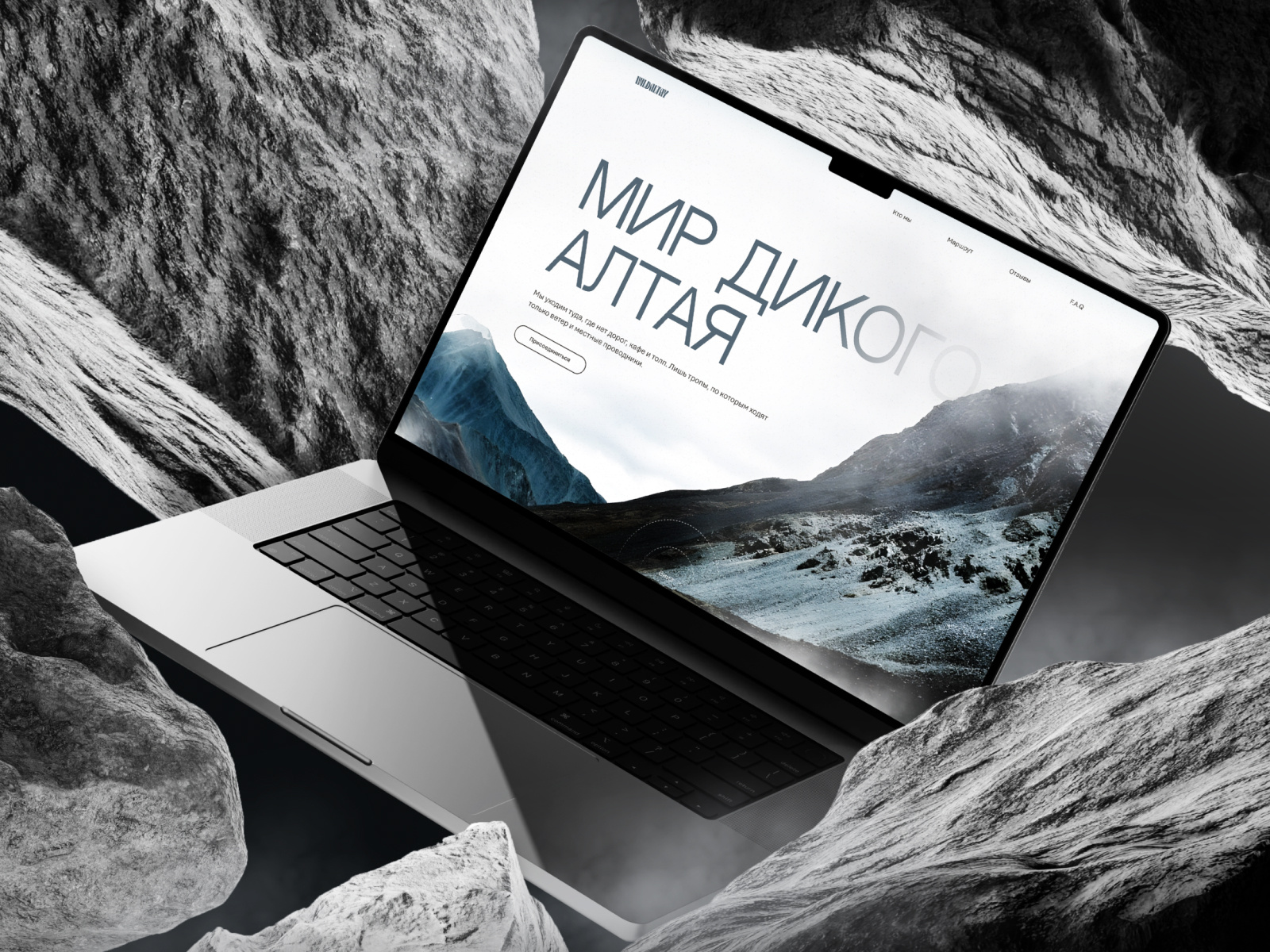 Landing page WILD ALTAY Tour graphic design landing landing page tourism ui uiux web design