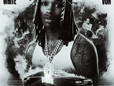 Alternative visual direction for King Von album art cover art design graphic design
