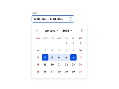 Date range calendar component animation calendar component dashboard date range datepicker daterangepicker design system interaction microinteraction motion product design saas timepicker ui ui design ux ux design web design
