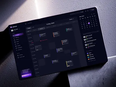 Calltimes | Calendar Flow | Sleeko aidrivendesign aiproductivity calendarux calltimes graphic design illustration productux saasdesign sleekostudio smartscheduling taskautomation webappdesign