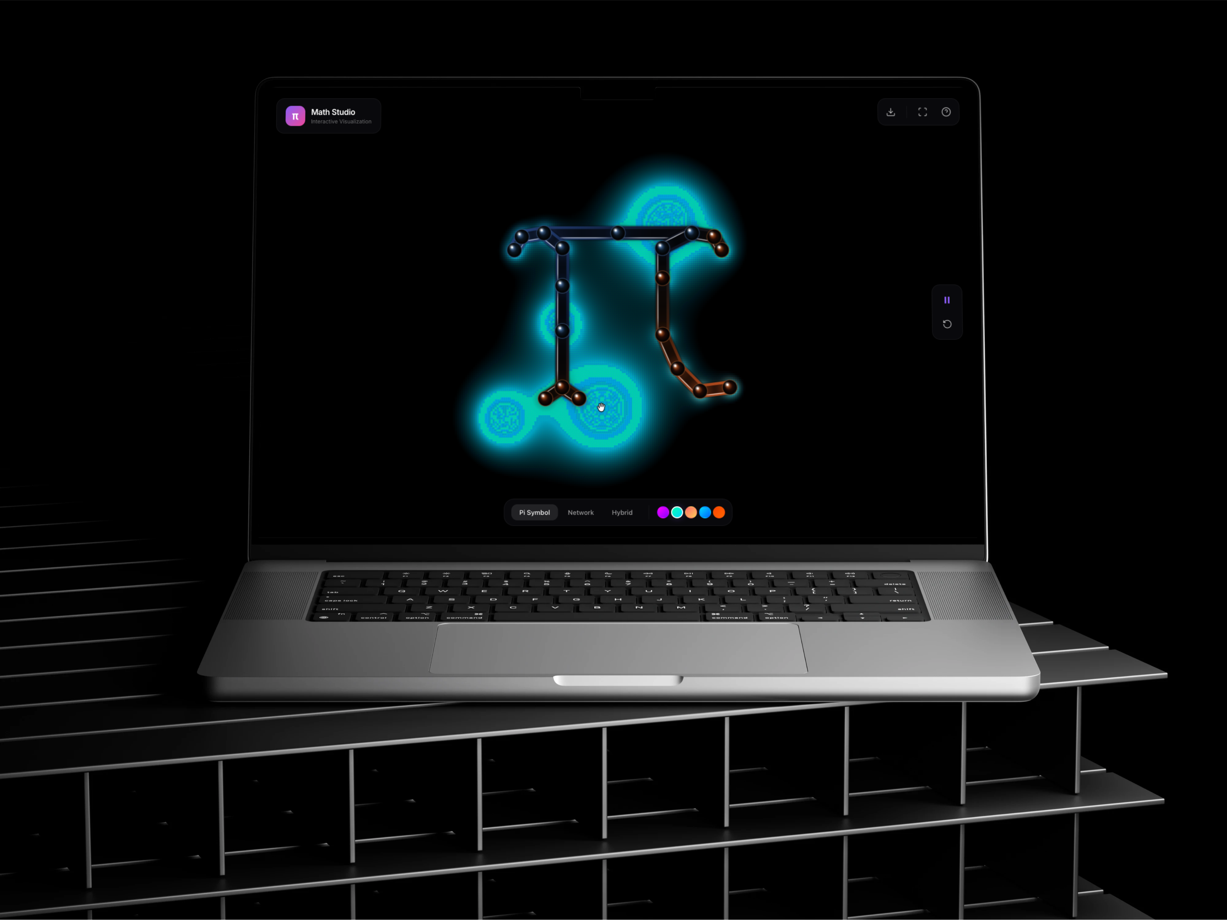 The Art of π- Interactive Web Experience coding creative coding data visualisation education fun generative generative art html interactivedesign math mathematics motion design motion graphics numbers pi pixel ui web design website webtool