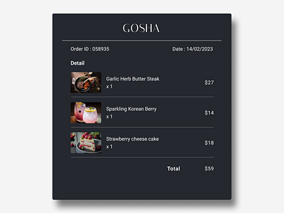 Email Receipt app dailyui design figma graphic design ui