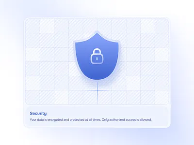 Security & Privacy Card UI ui
