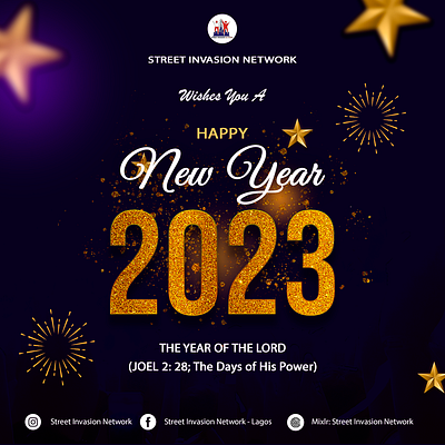 Happy New Year Design! branding church flyer design graphic design