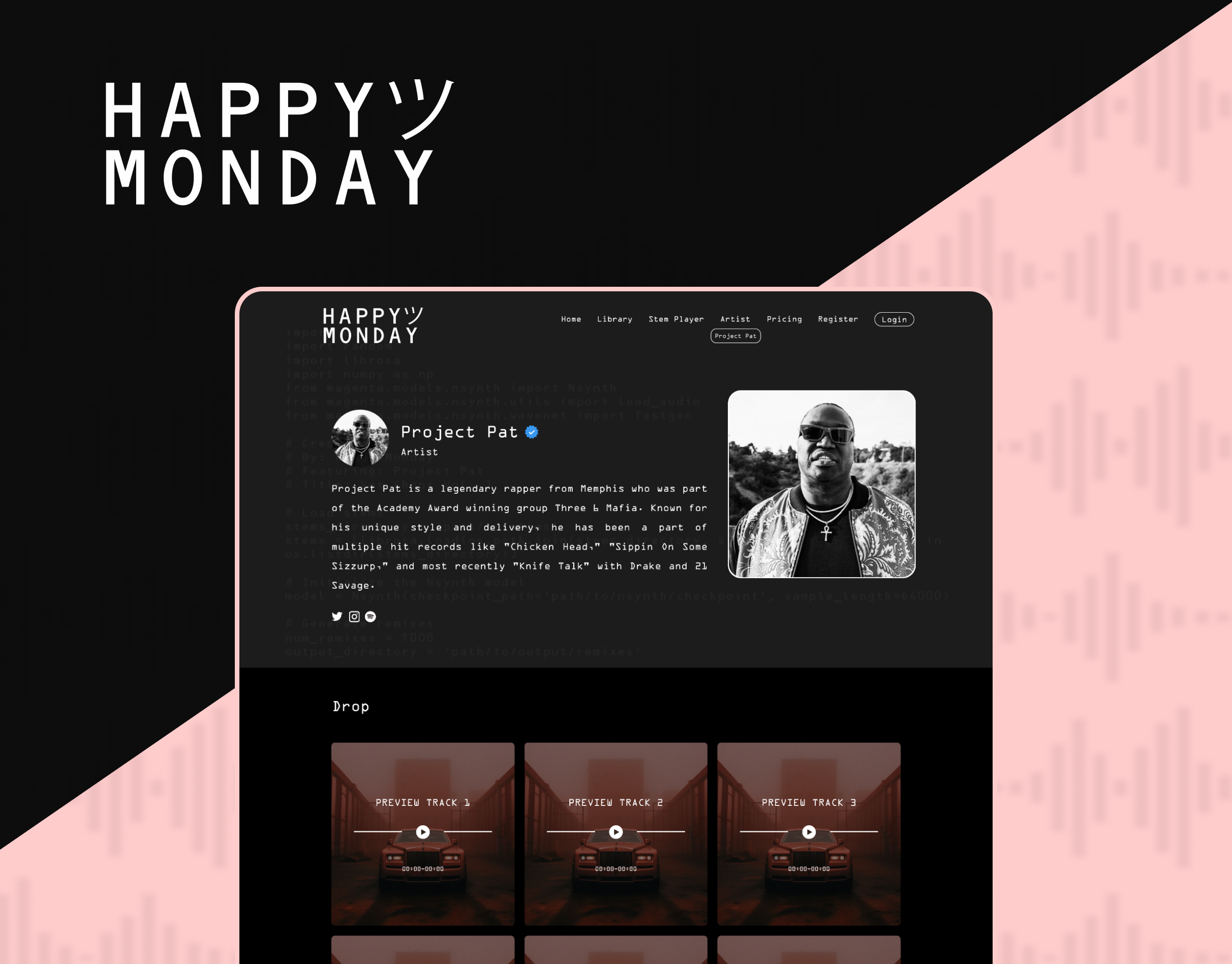 Happy Monday Website Design creative design design ui website design