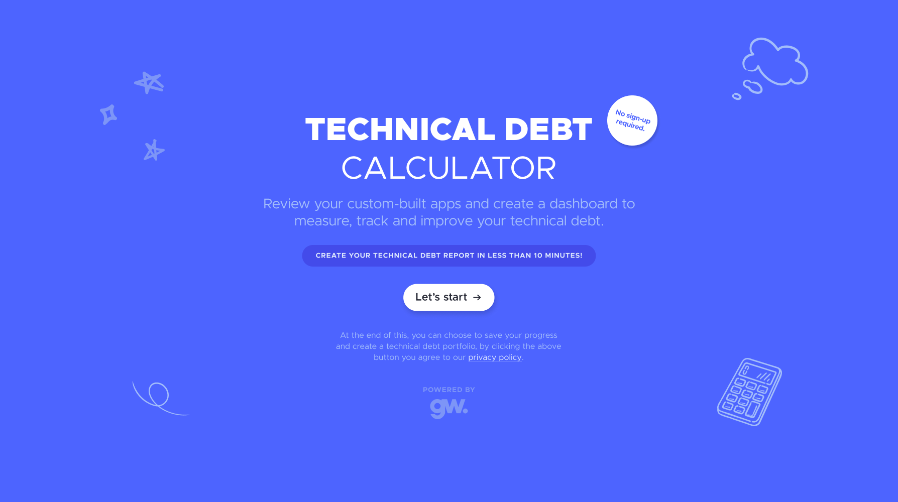 Tech Debt App app product design tech debt