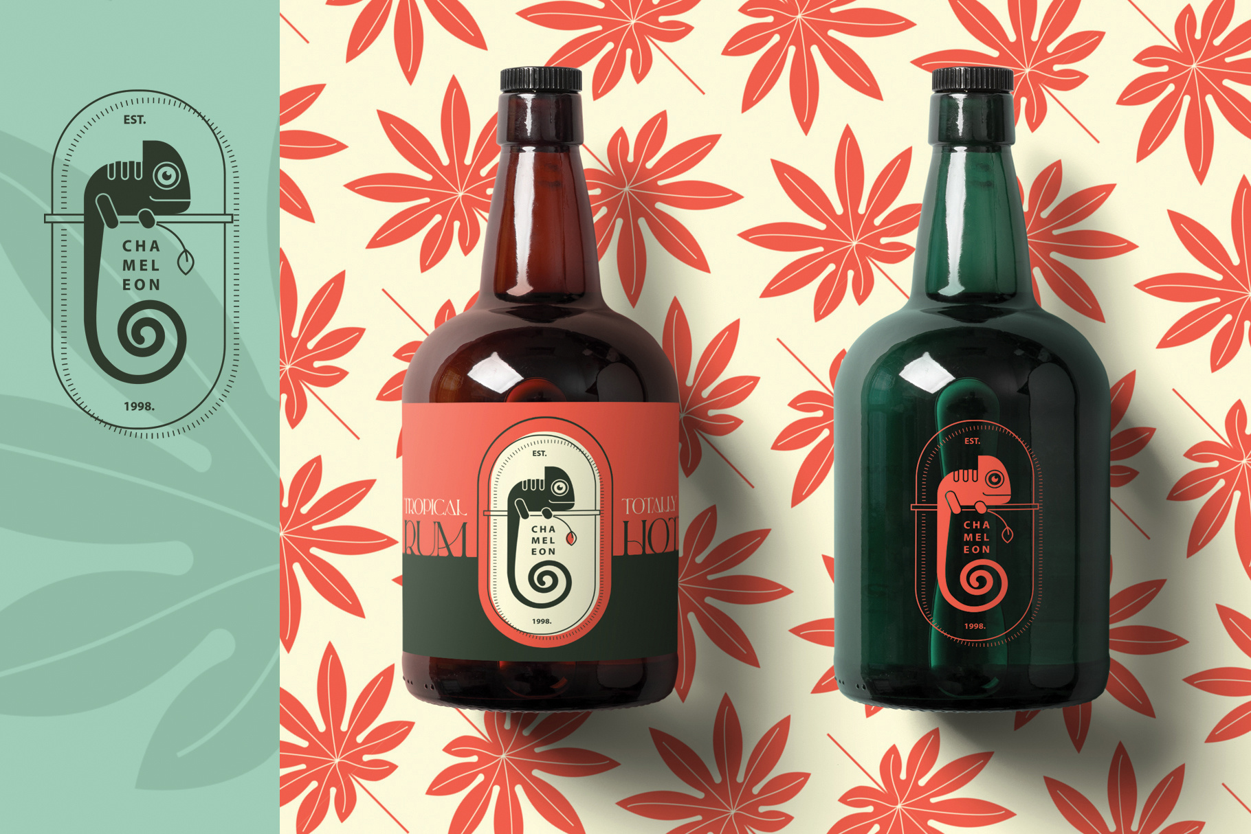 Chameleon logo badge branding chameleon illustration chameleon logo chameleon logo label colorful colors design geometric illustration line art logo logo logo badge logo emblem vector vector logo