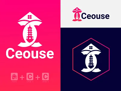 C letter - Real Estate and Architecture + Branding / Identity architeture brand branding business cabin construction corporate cottage design home house houses identity interior logo logo type real estate real estate logo rental residence