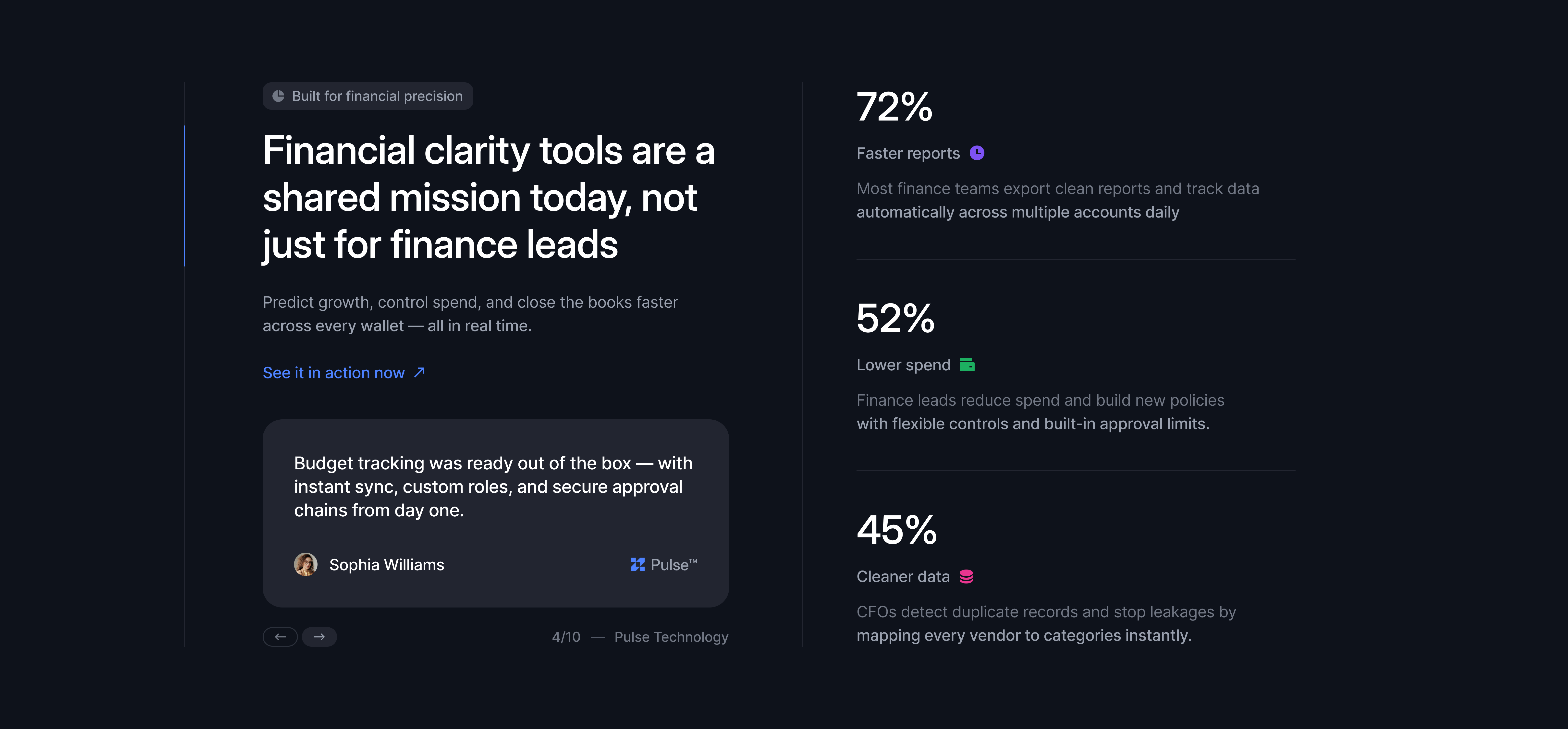 Stats & Metrics Section - AlignUI Design System design landing page metrics section stats typography ui ux