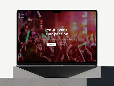 Twelve - Over two decades of memorable events branding interface landing page design modern ui ui design user experience ux ux design web design website design
