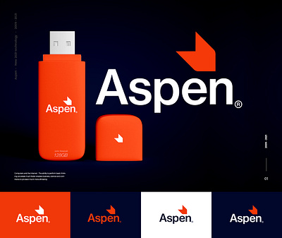 Branding for Aspen branding graphic design logo