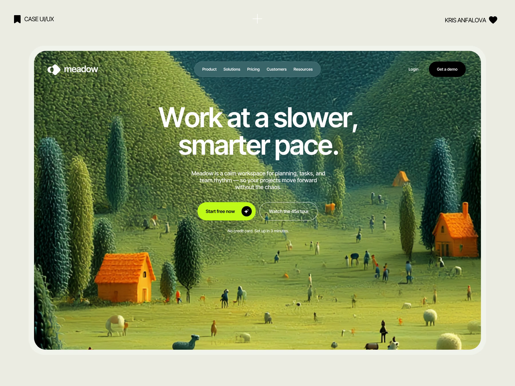 Example of UI Design Concept 