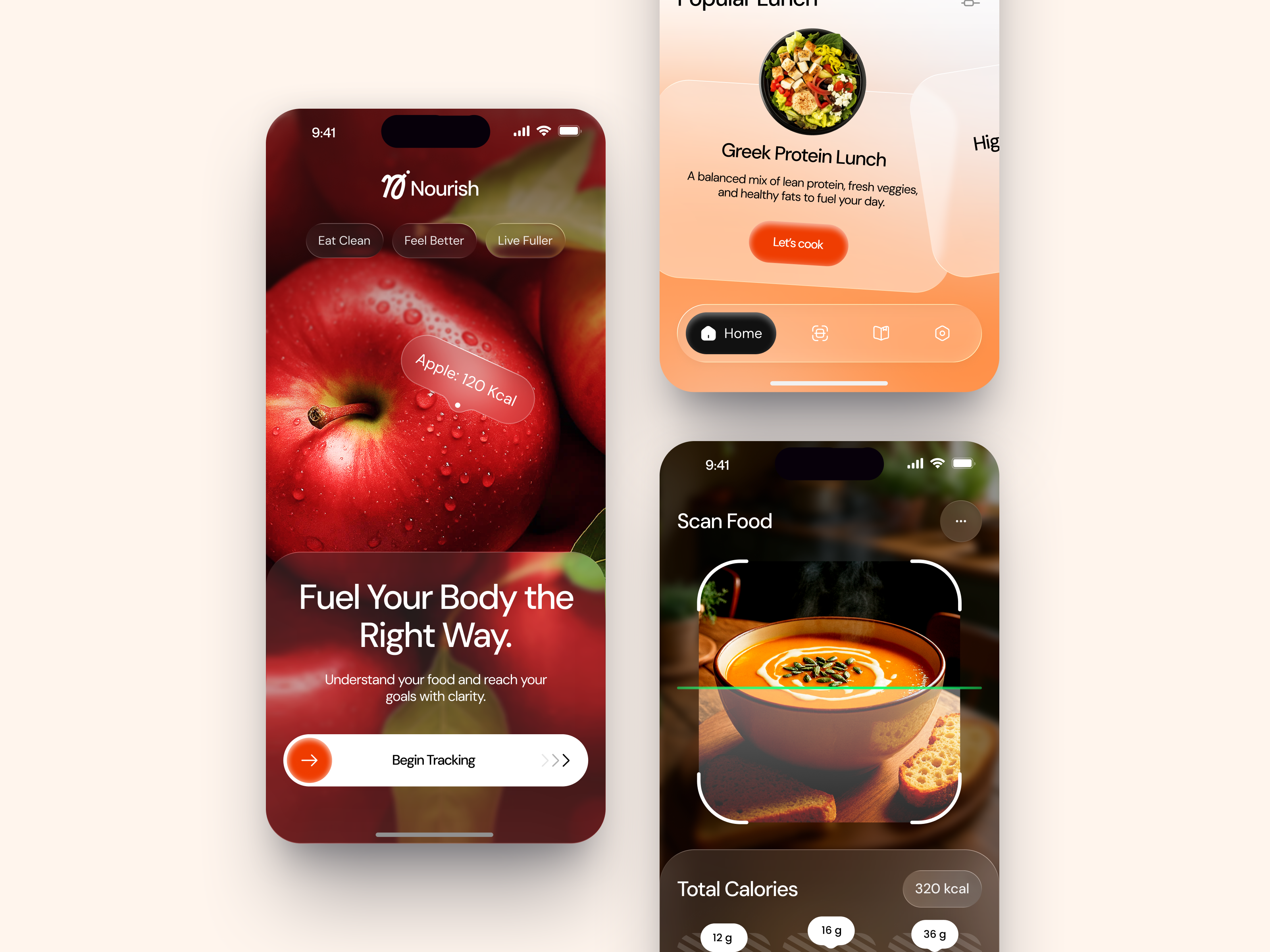 Mobile iOS App for Nutrition app app design application application design design interface ios app ios app design mobile mobile app mobile app design mobile design product product design service startup ui uiux ux