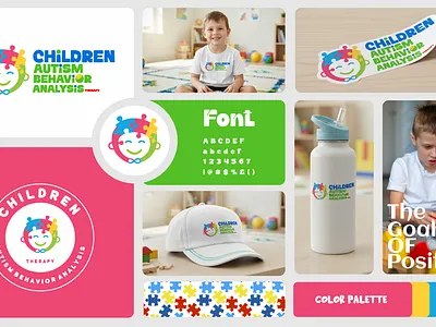 Kids Logo Design and Branding autism autism logo brand identity branding childcare graphics design kids kids logo logo logo design