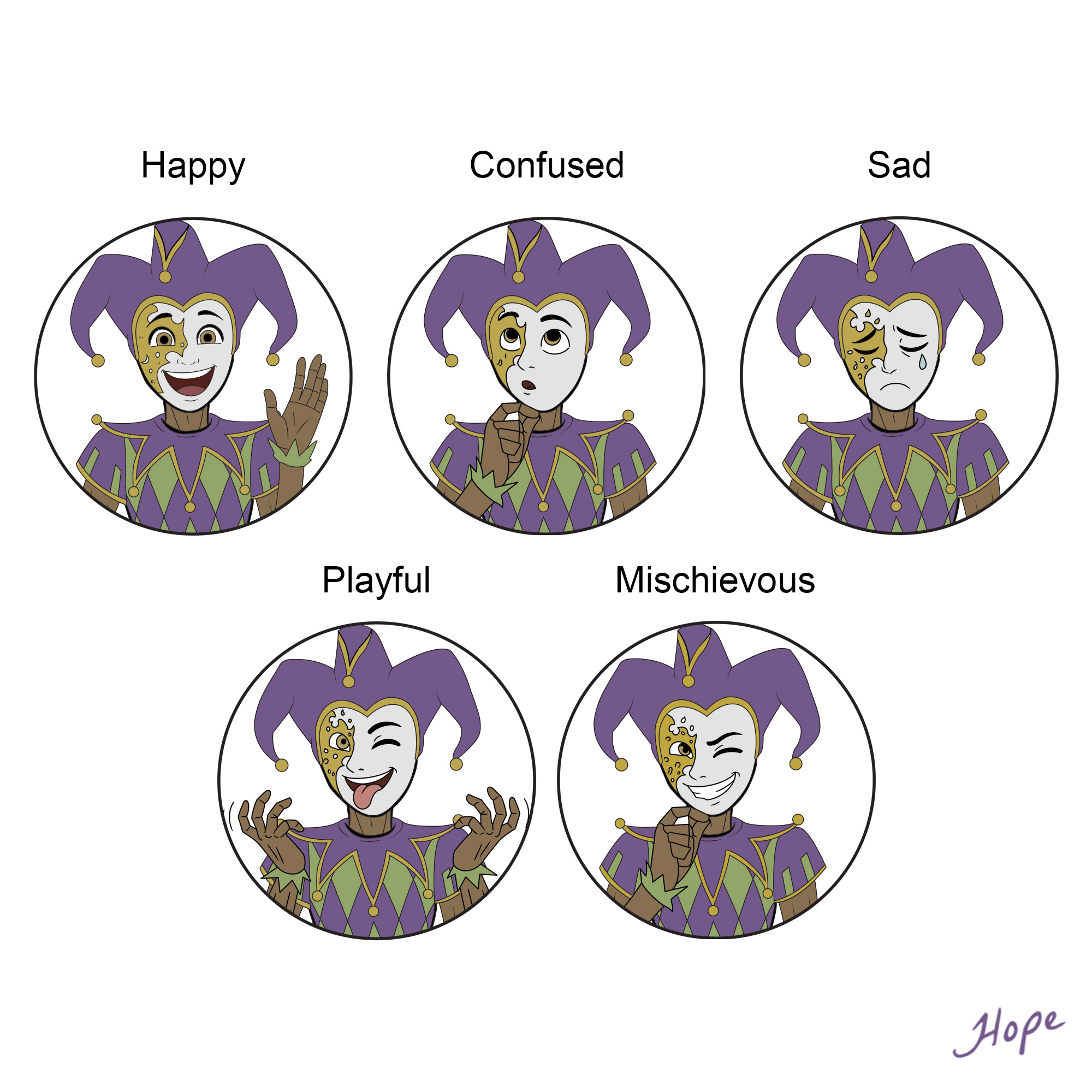 5 Woody Joker Emote Design artwork branding character character design design digital art emote emote design emotes emotes design graphic design illustration logo twitch emote design twitch emotes twitch emotes design
