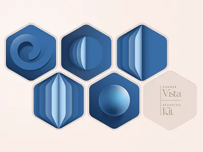 Branding pattern 3d abstract blue pattern branding colorful colors design geometric hexagon pattern illustration logo navy blue patterns vector