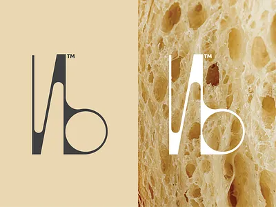 NB MONOGRAM LOGO 2026 bakery branding bun design food graphic design illustration logo minimal logo monogram typography