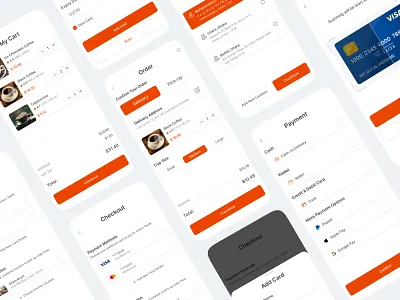Checkout Screen of Coffee Shop branding checkout pages checkout screen coffee shop graphic design ui