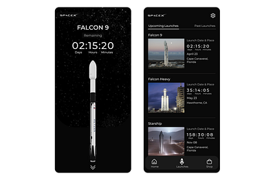 SpaceX Mobile App mobile app space spacex