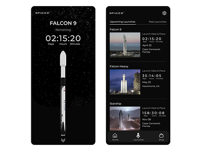 SpaceX Mobile App mobile app space spacex