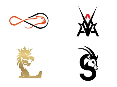 Wild Forms — Animal Logo Concepts abstract mark animal logo brand identity branding creative logo logo logo design minimal logo modern logo symbol design vector logo