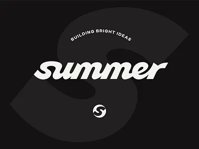 summer: wordmark / logo authentic bold character custom design flow fun handlettering identity lettering logo minimal modern playful premium script summer type unique wordmark